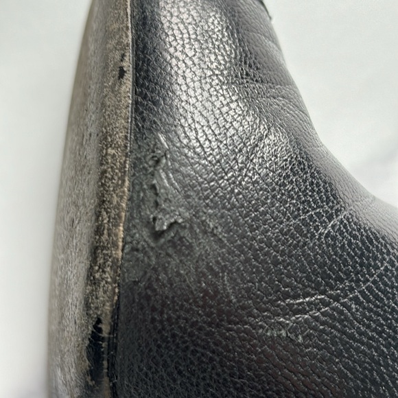 Tory Burch Bernice Black Leather Pointed Toe Ankle Boots Size 7.5M - Picture 8 of 13